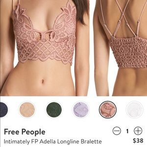 Free People Adella bralette.
